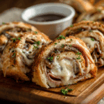 Easy French Dip Pinwheels