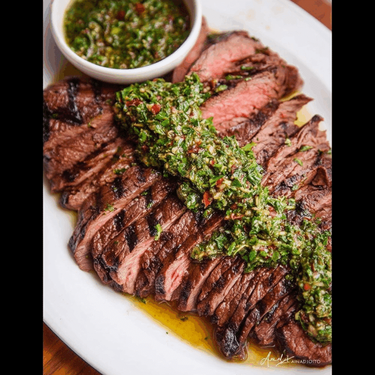 Flank Steak with Chimichurri