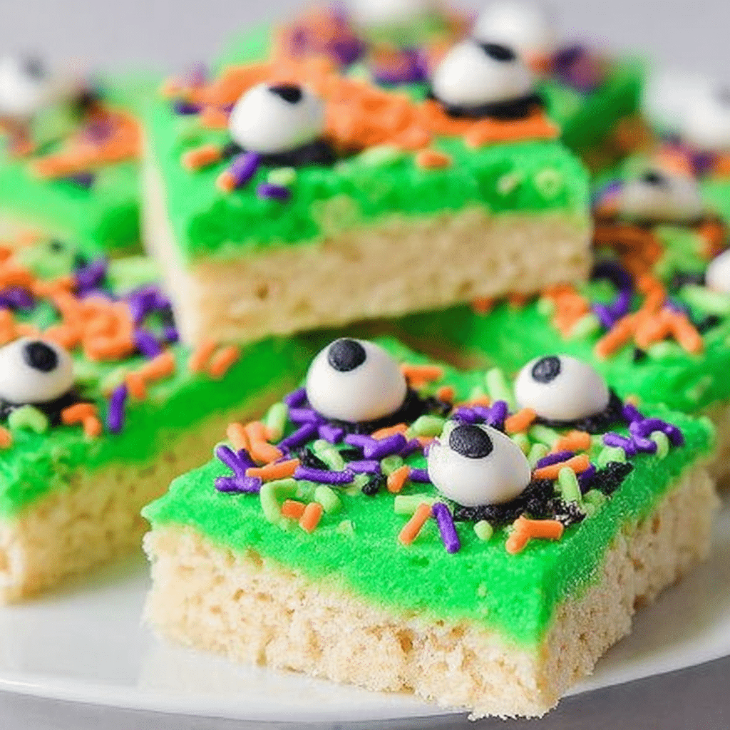 Halloween Sugar Cookie Bars