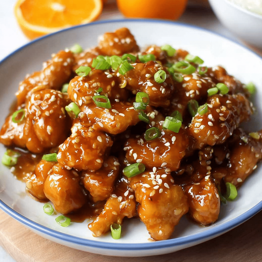 Homemade Chinese Orange Chicken