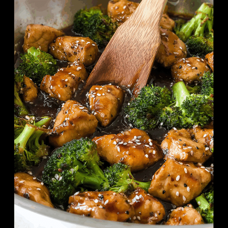 Honey Garlic Chicken and Broccoli