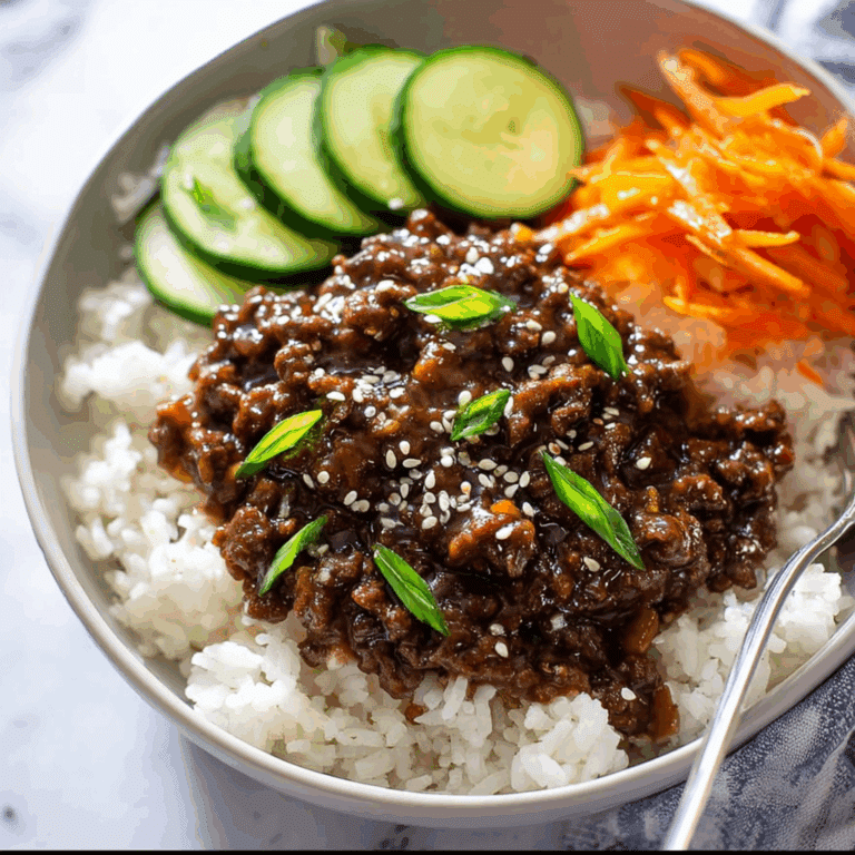 Korean Beef and Rice Bowl