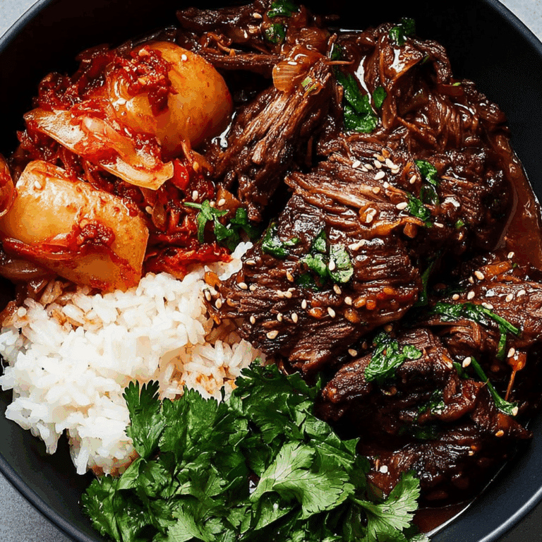 Korean Style Pot Roast