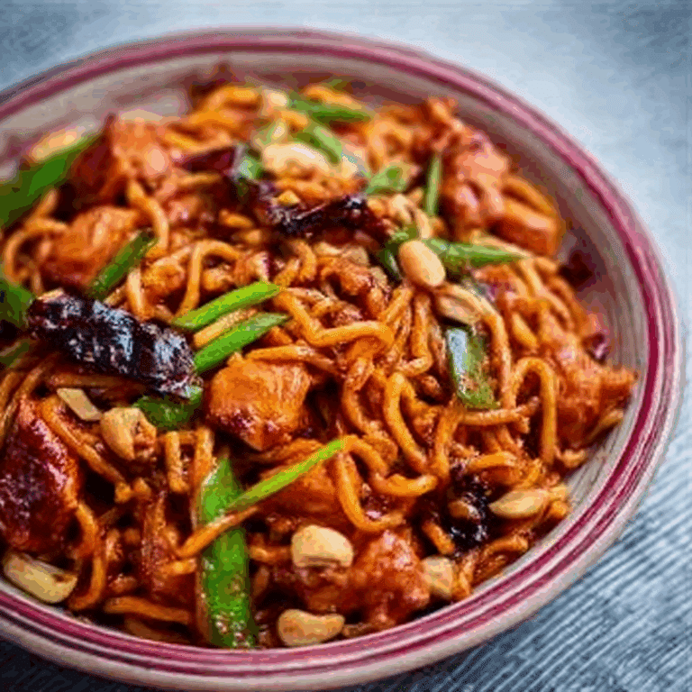 Kung Pao Chicken Noodles