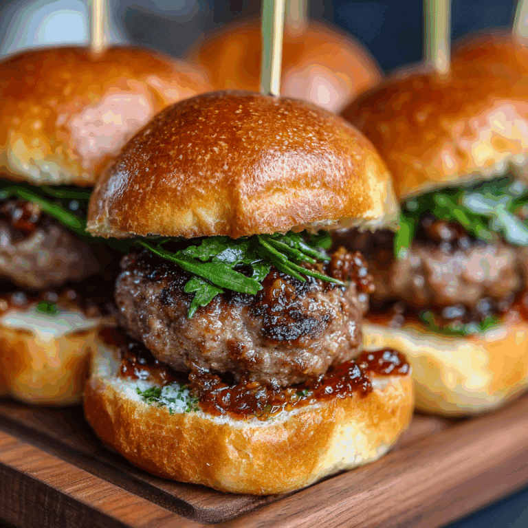 Maple Sausage Sliders