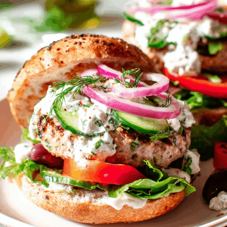 Mediterranean Turkey Burgers
