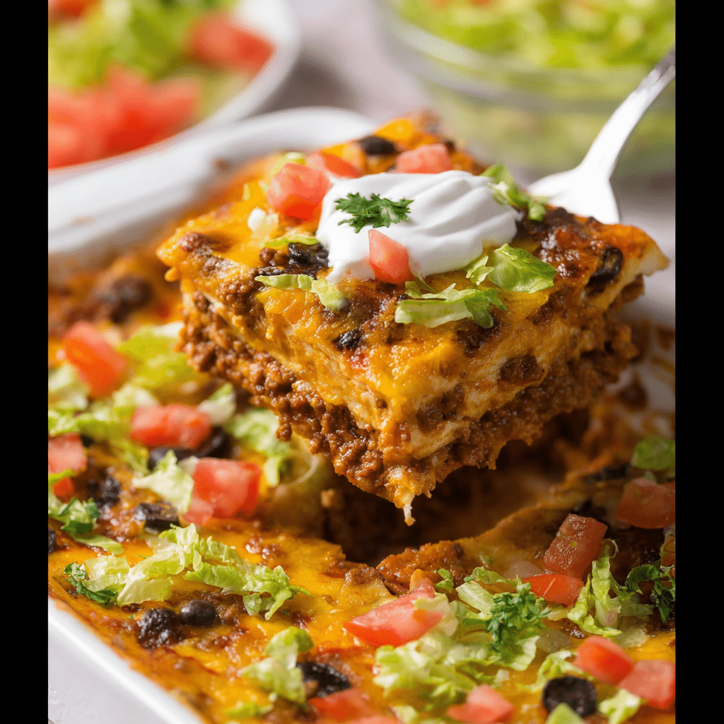 Mexican Taco Casserole Bake
