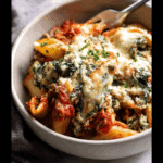 Ricotta Spinach Beef Pasta