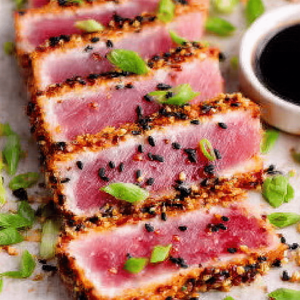 Seared Ahi Tuna Steaks