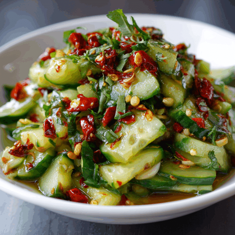 Sichuan Cucumber Salad