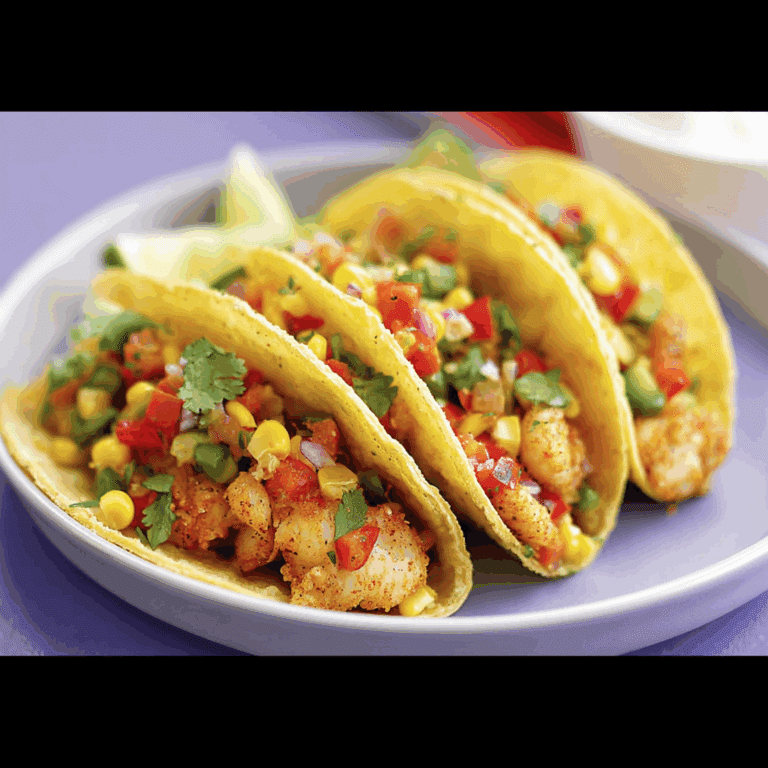 Spicy Fish Tacos with Fresh Corn Salsa