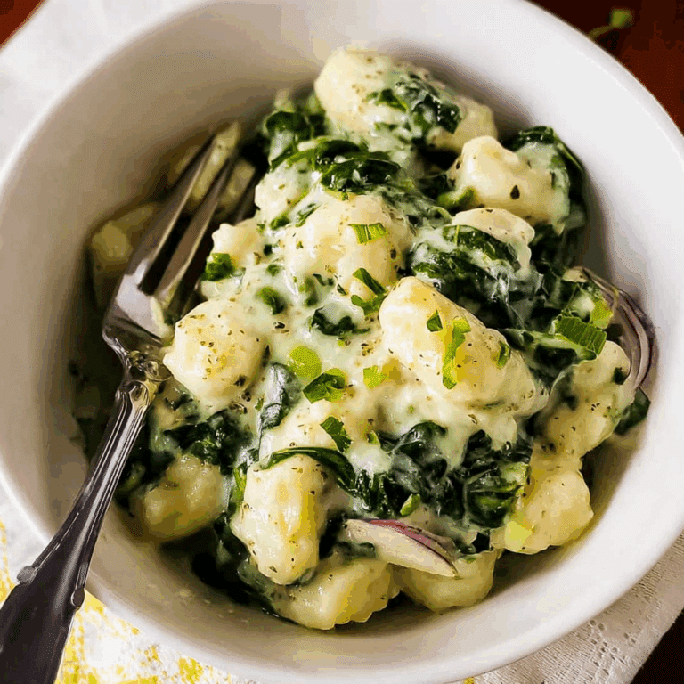 Spinach Gnocchi