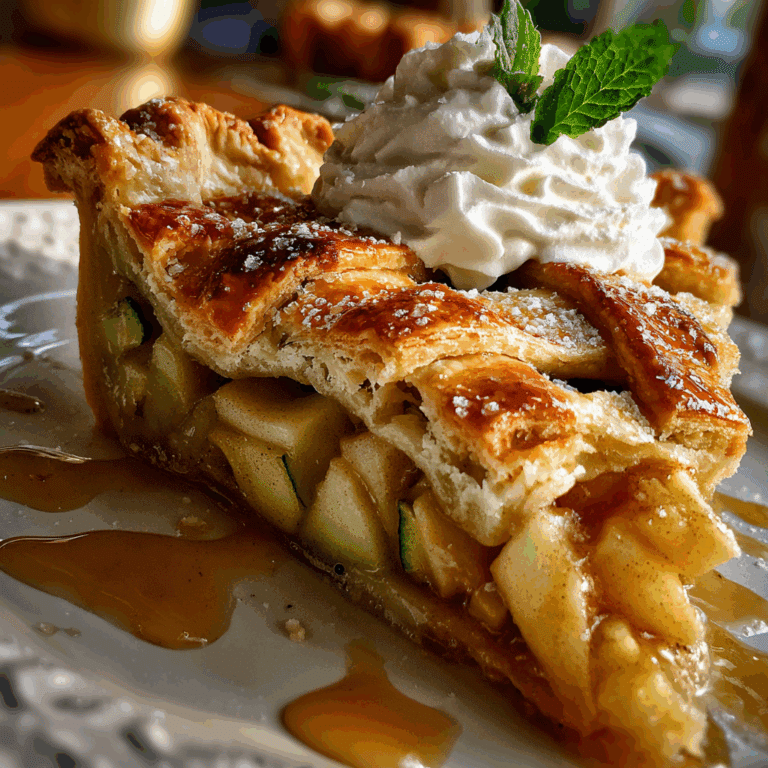 Zucchini Mock Apple Pie