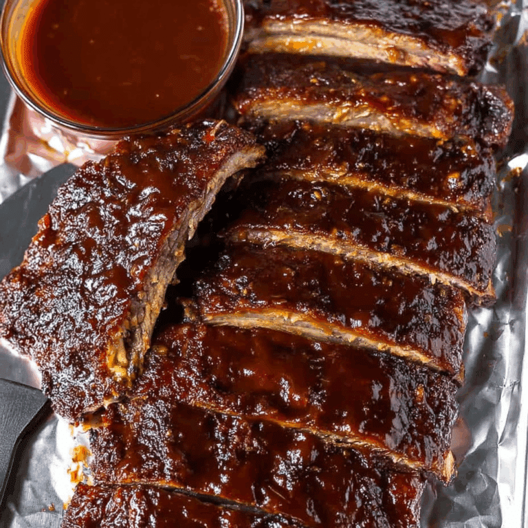 Barbecue Ribs with Homemade BBQ Sauce