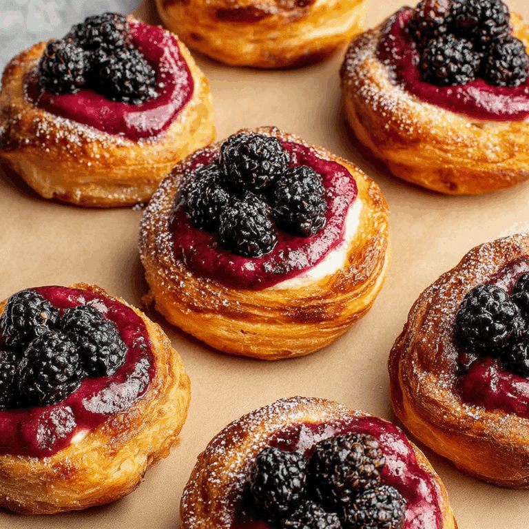 Blackberry Cream Cheese Danish