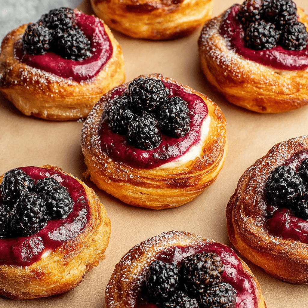 Blackberry Cream Cheese Danish