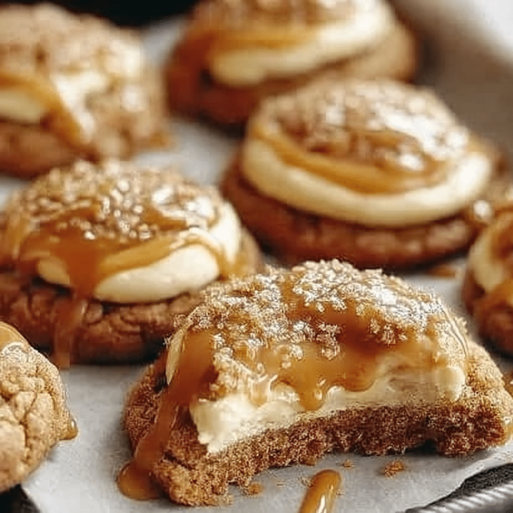 Caramel Cheesecake Cookies