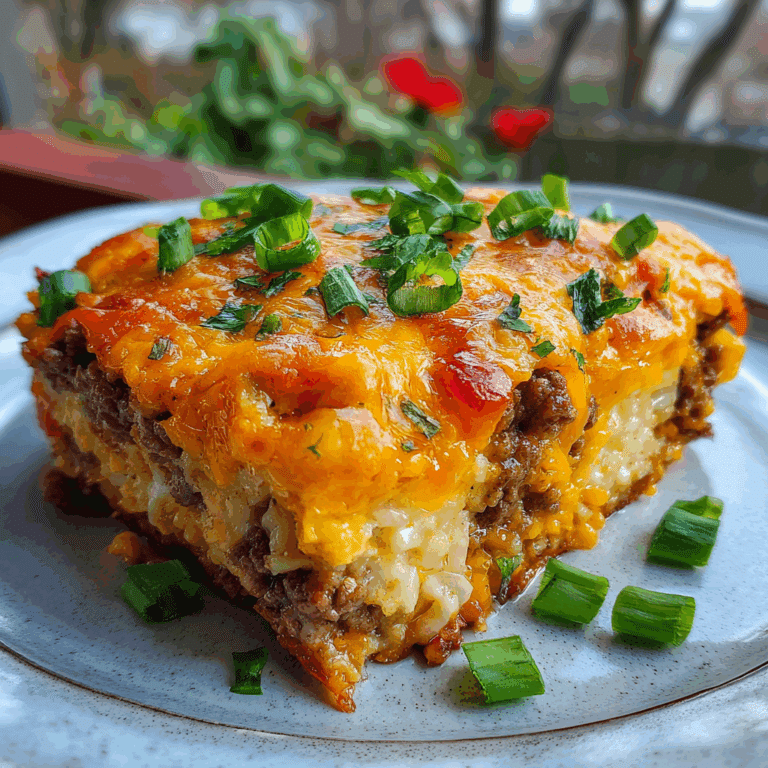 Cheeseburger Casserole