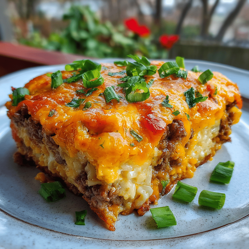 Cheeseburger Casserole