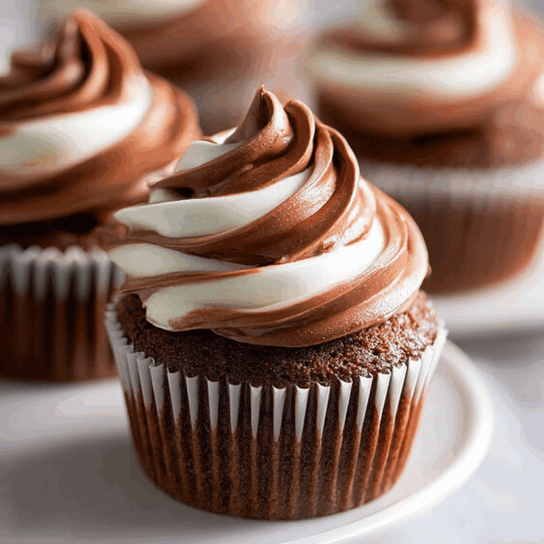 Chocolate Coffee Cream Cupcakes