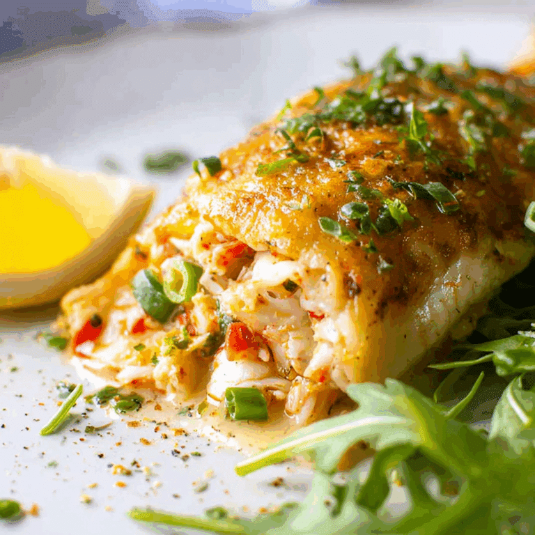 Crab-Stuffed Flounder
