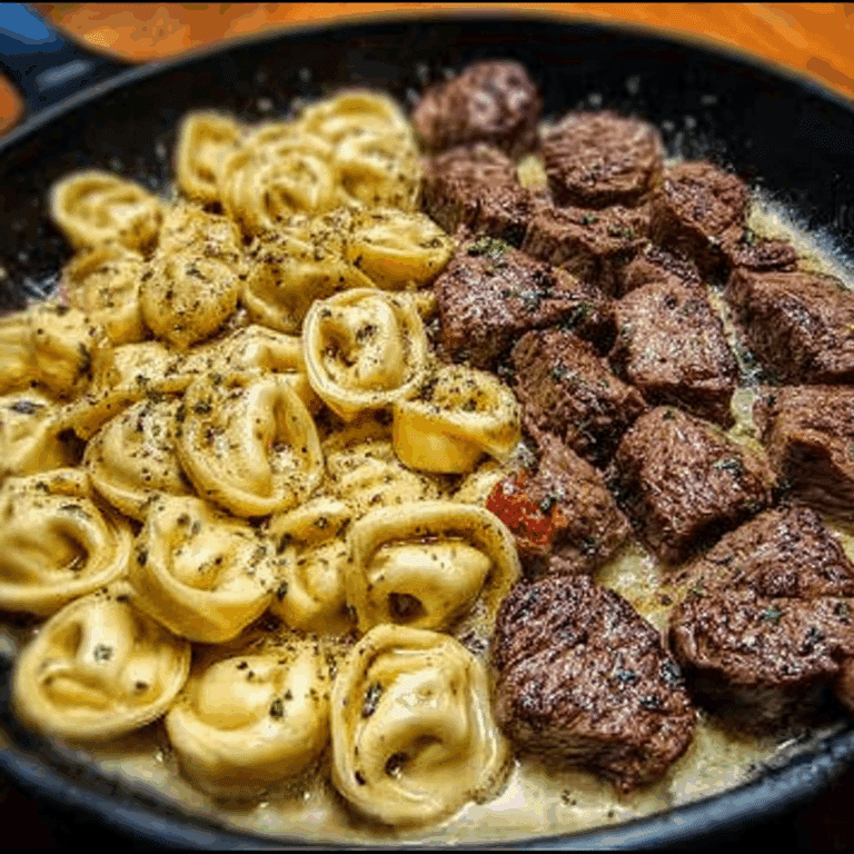Garlic Steak Tortellini