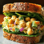 Grilled Chickpea Salad Sandwich