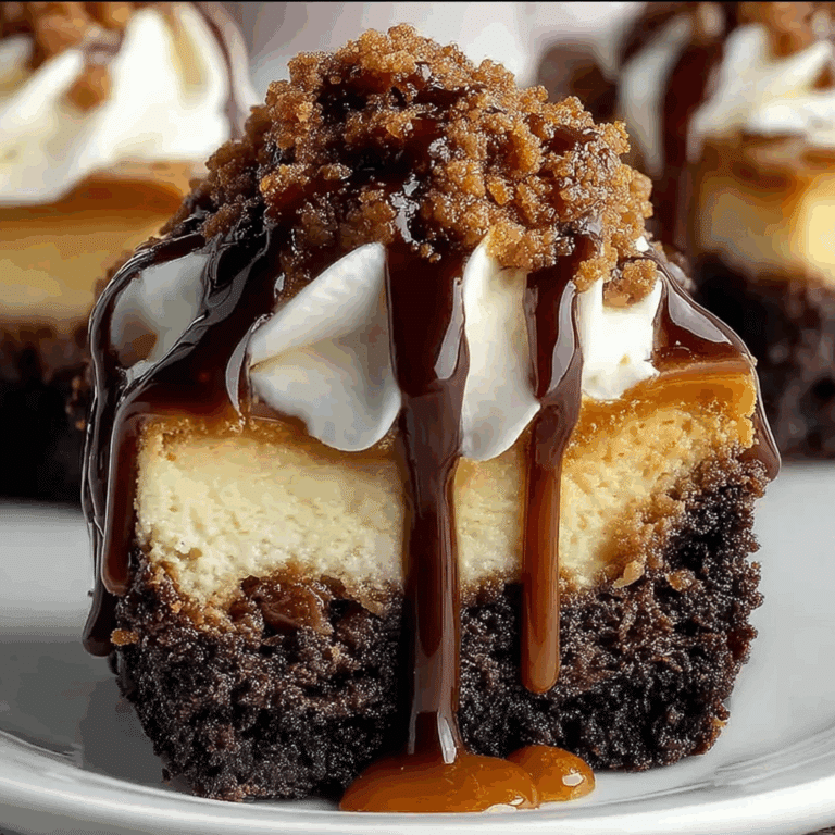 Loaded Brownie Cheesecake Dessert