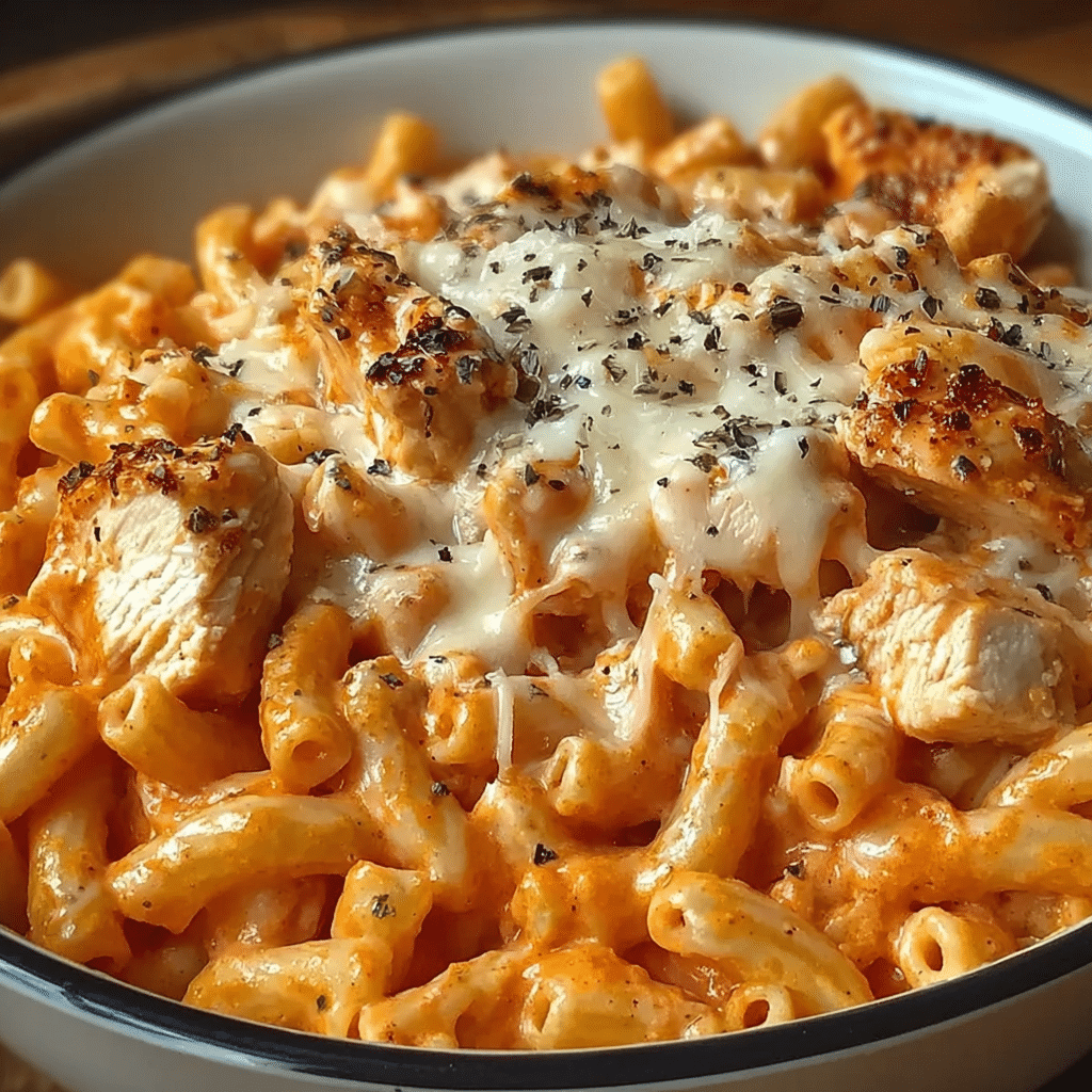 One-Pot Chicken Parmesan Mac & Cheese