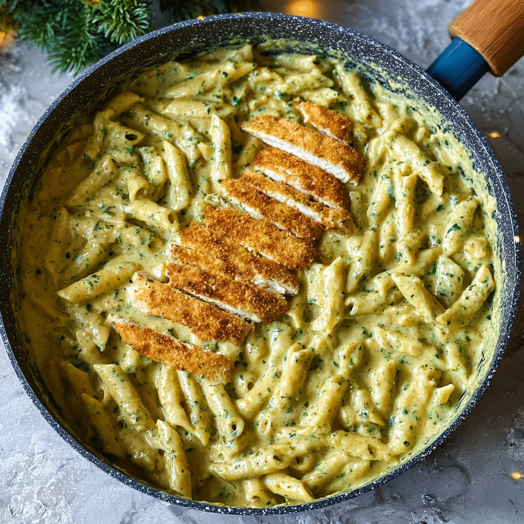 One Pot Creamy Pesto Sauce Pasta