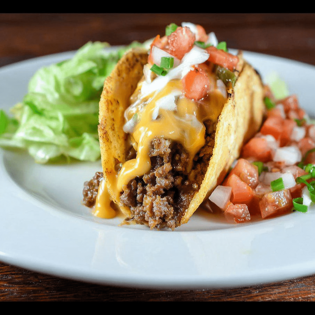Oven-Baked Cheesy Tacos