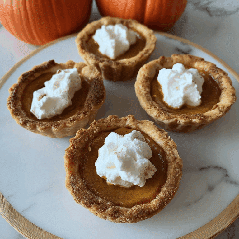 Pumpkin Pie Egg Tarts
