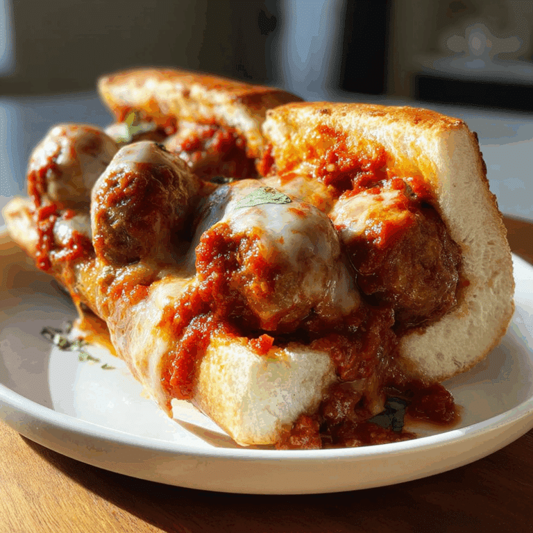 Sloppy Joe Meatball Subs