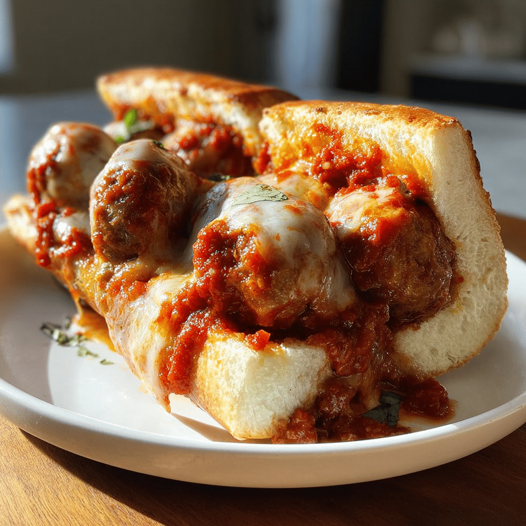 Sloppy Joe Meatball Subs