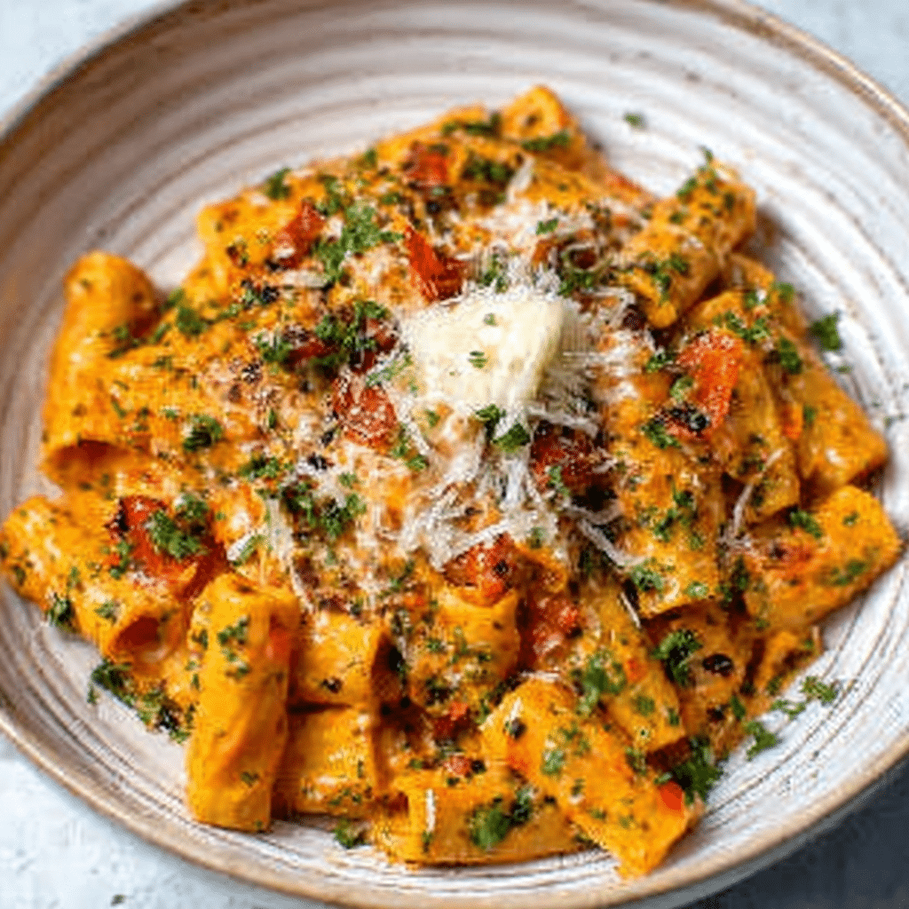 The Best Creamy Garlic Tomato Pasta