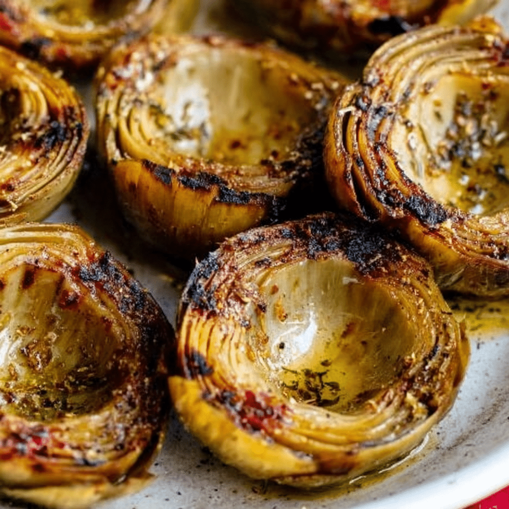 The Easiest Grilled Artichokes Recipe with Lemon