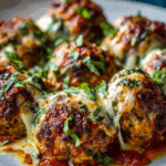 Baked Italian Chicken Meatballs